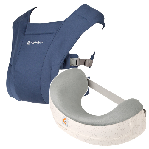 Pack Ergobaby Embrace+ Cojín de Lactancia | Portabebés suave con soporte para lactancia