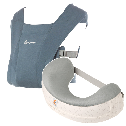 Pack Ergobaby Embrace+ Cojín de Lactancia | Portabebés suave con soporte para lactancia