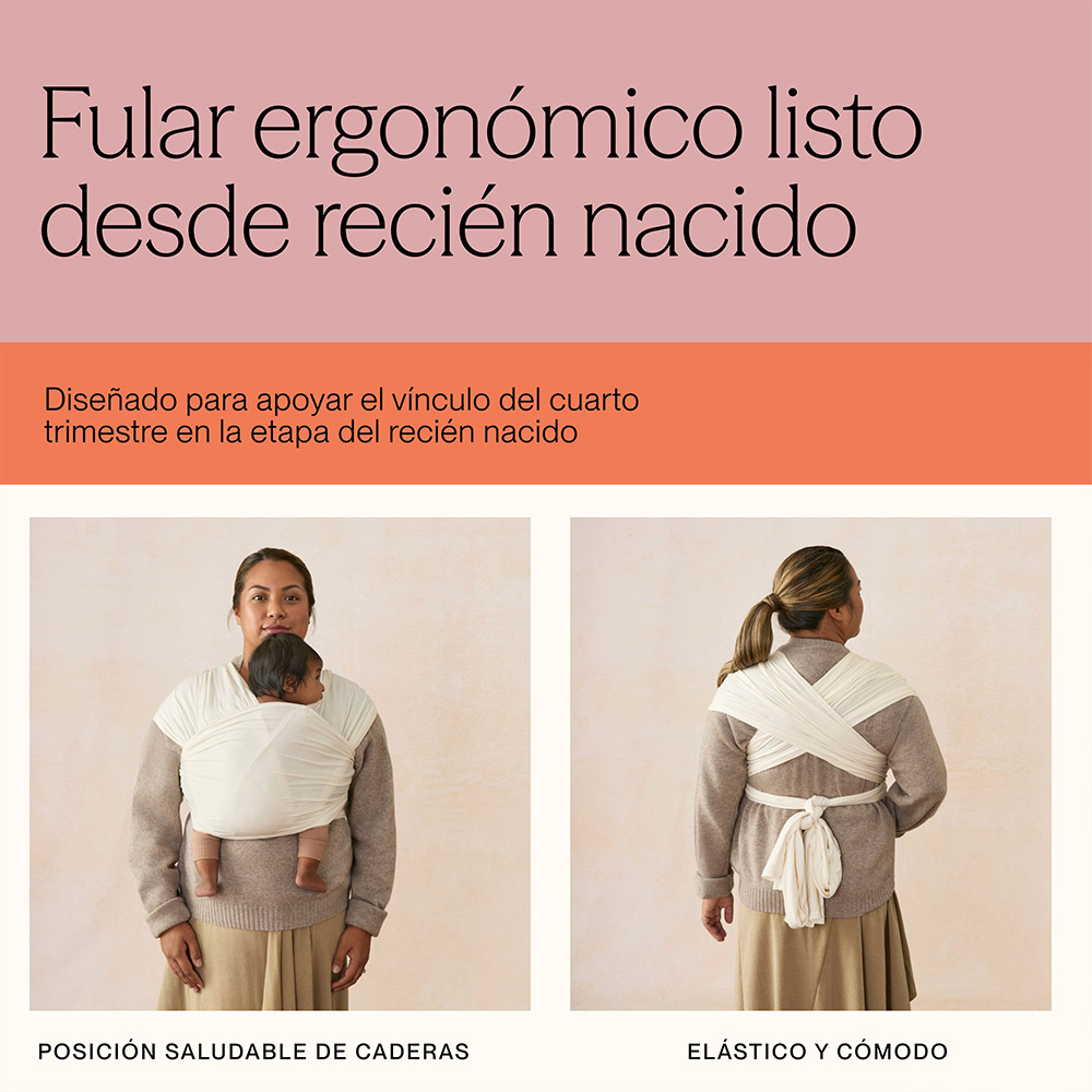 Fular respirable Ergobaby para recién nacidos | Suave y ergonómico