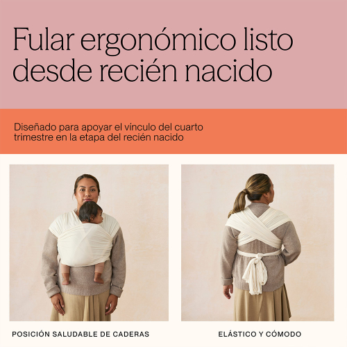 Fular respirable Ergobaby para recién nacidos | Suave y ergonómico
