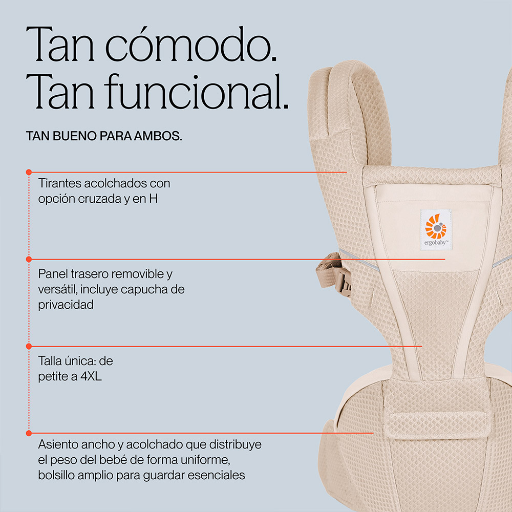 Portabebés Hip Seat | Natural Beige