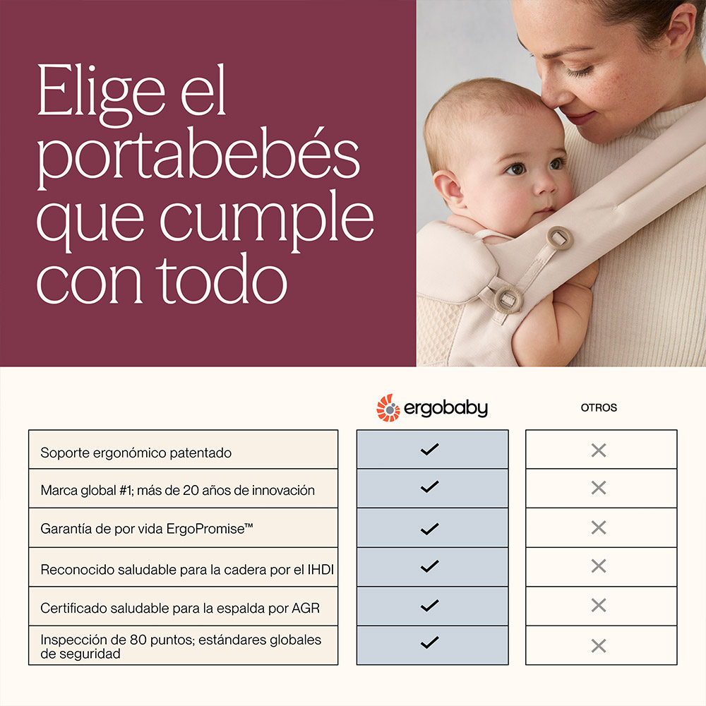 Portabebés Ergobaby para recién nacido ideal para actividades tranquilas