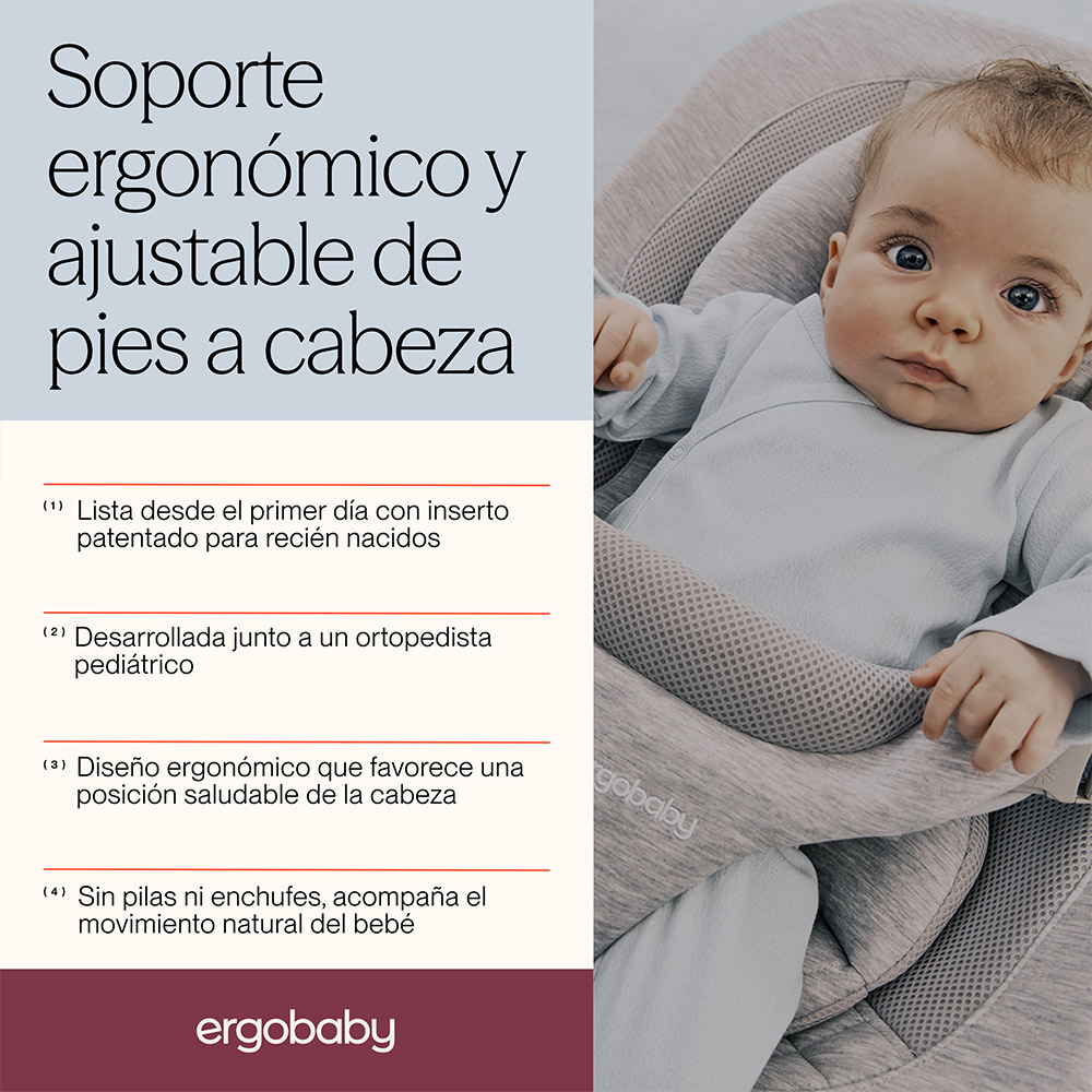 Mecedora Evolve Mesh por Ergobaby | Respirable y médicamente certificada