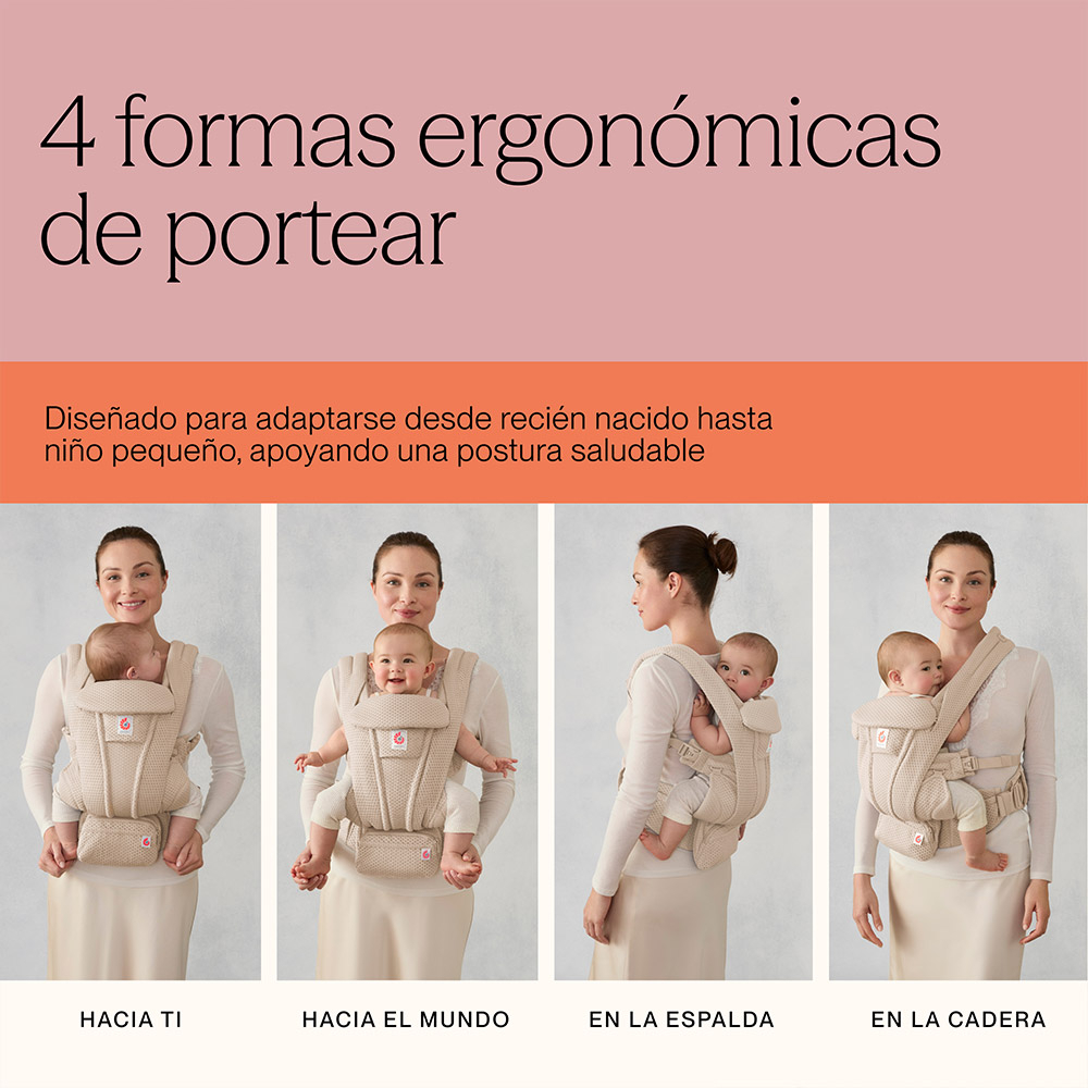 Ergobaby Omni Deluxe | Desde recién nacido y toda posición de porteo