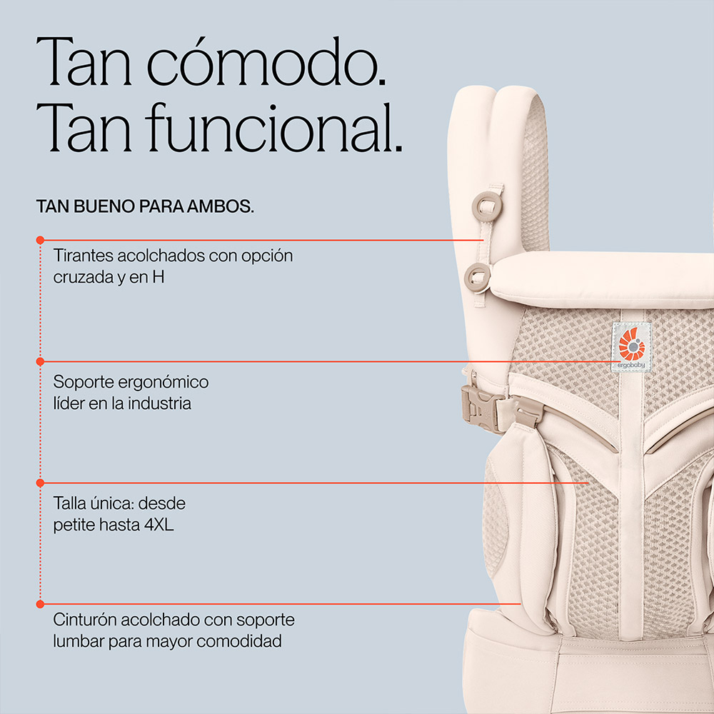 Portabebés Omni Classic Mesh | Ergonómico, todo en uno | Ergobaby